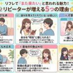 リフレで「また来たい」と思われる魅力とは？リピーターが増える5つの理由 ⭐️